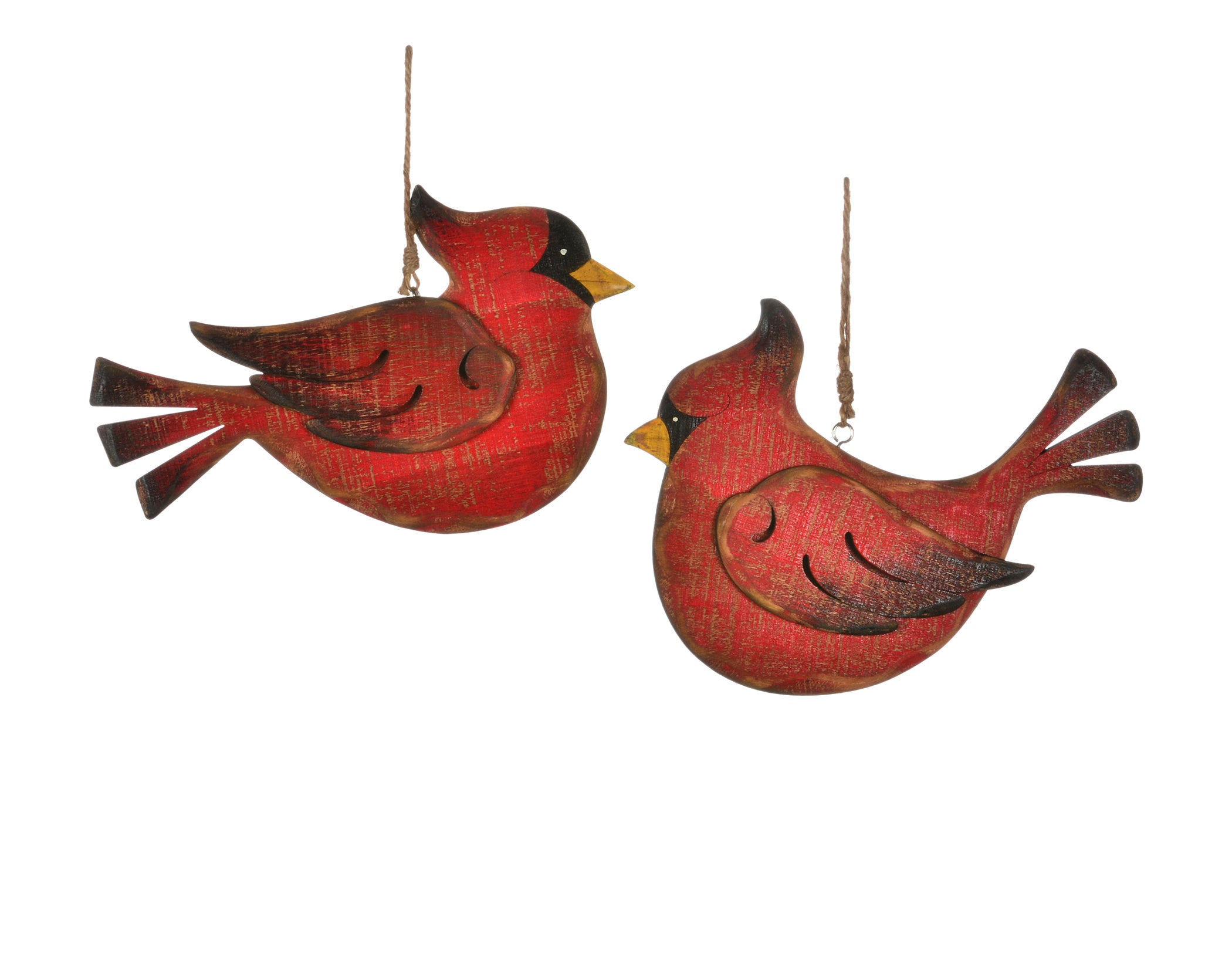 Wooden Cardinal Ornament