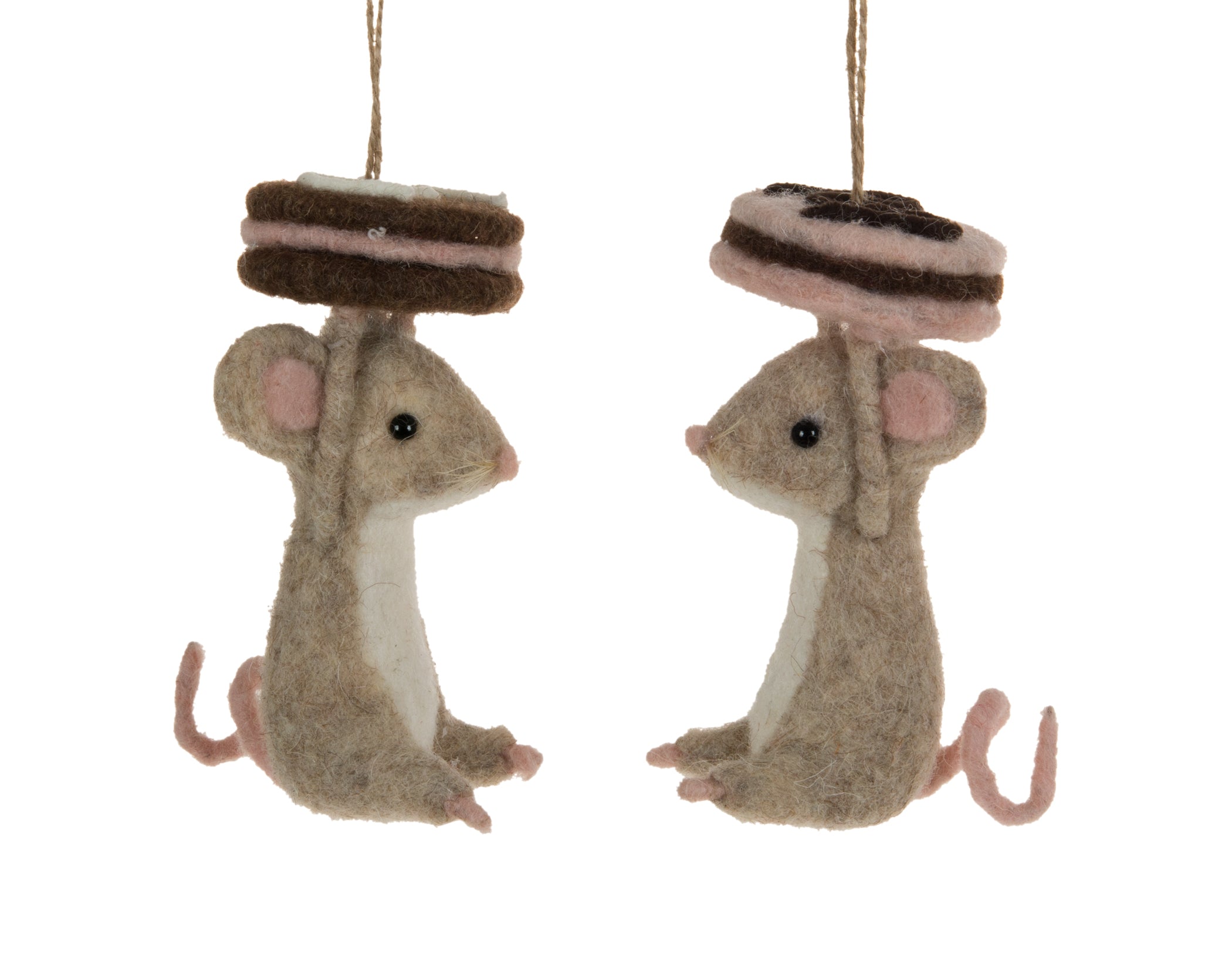 Mouse with Cookie Ornament