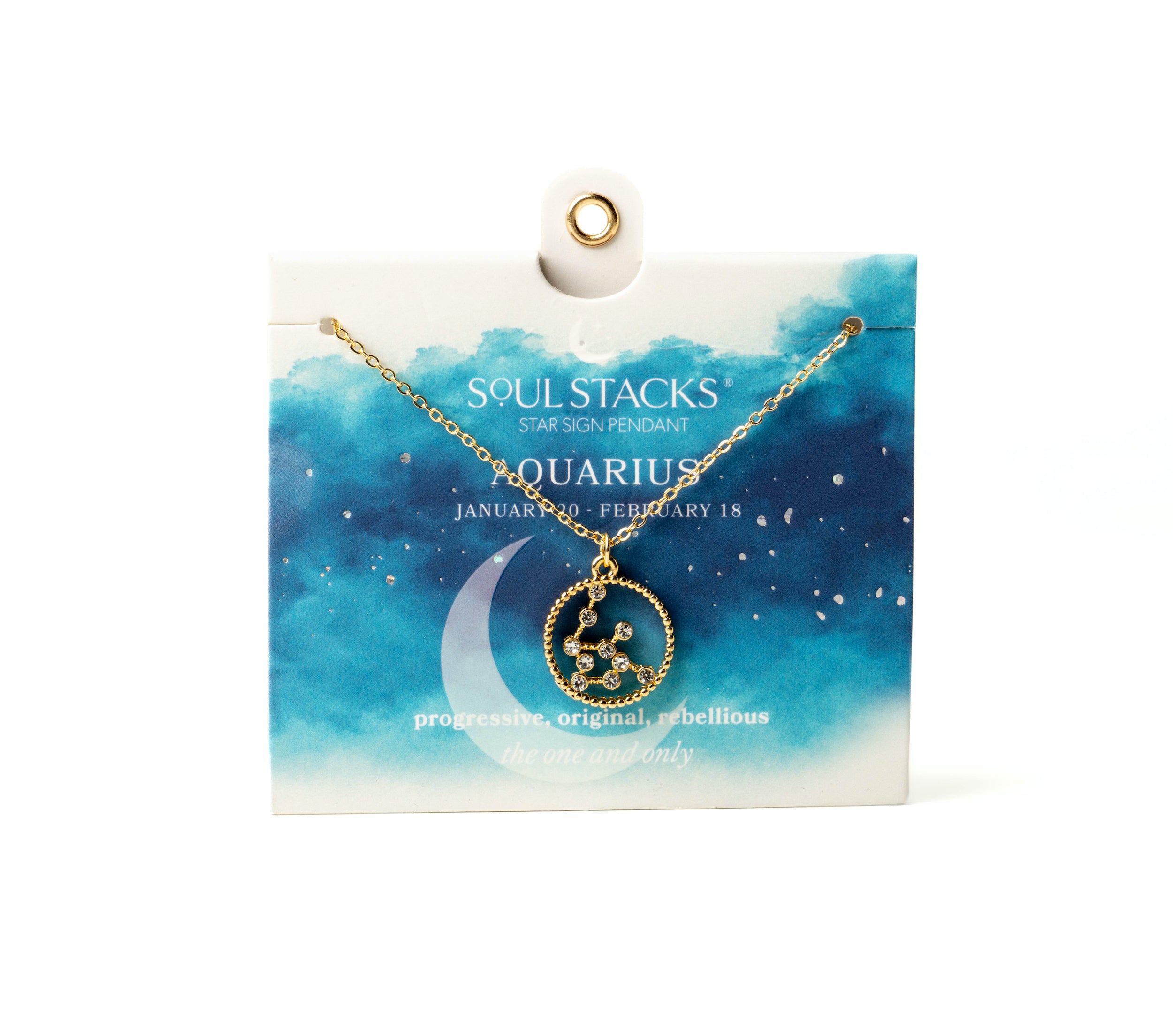 Soul Stacks Star Sign Pendants with Chain