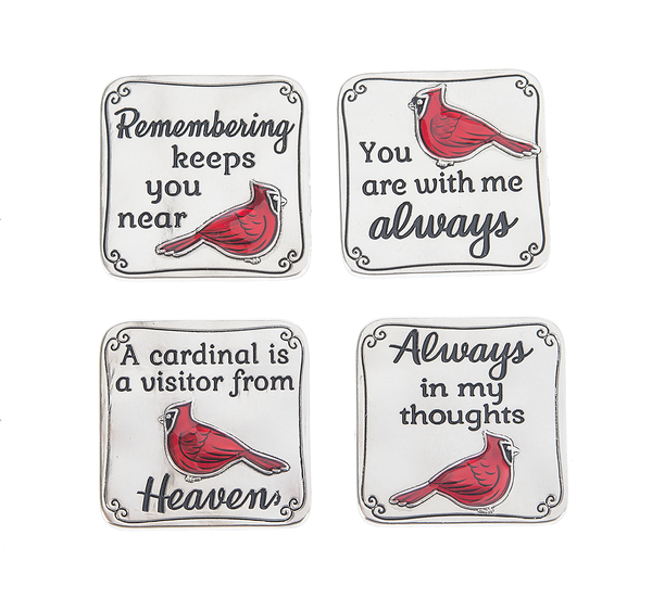 A Cardinal Is A Visitor from Heaven Charm