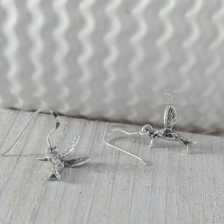Flying Hummingbird Earrings