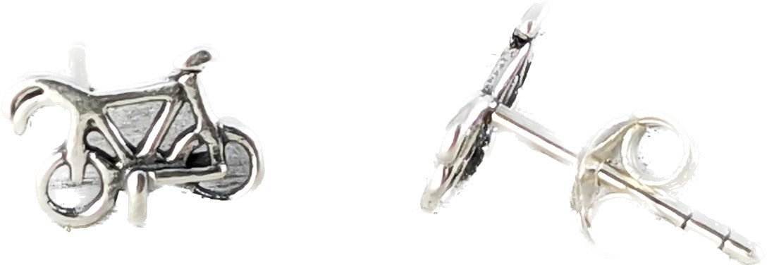 BICYCLE STUD EARRING