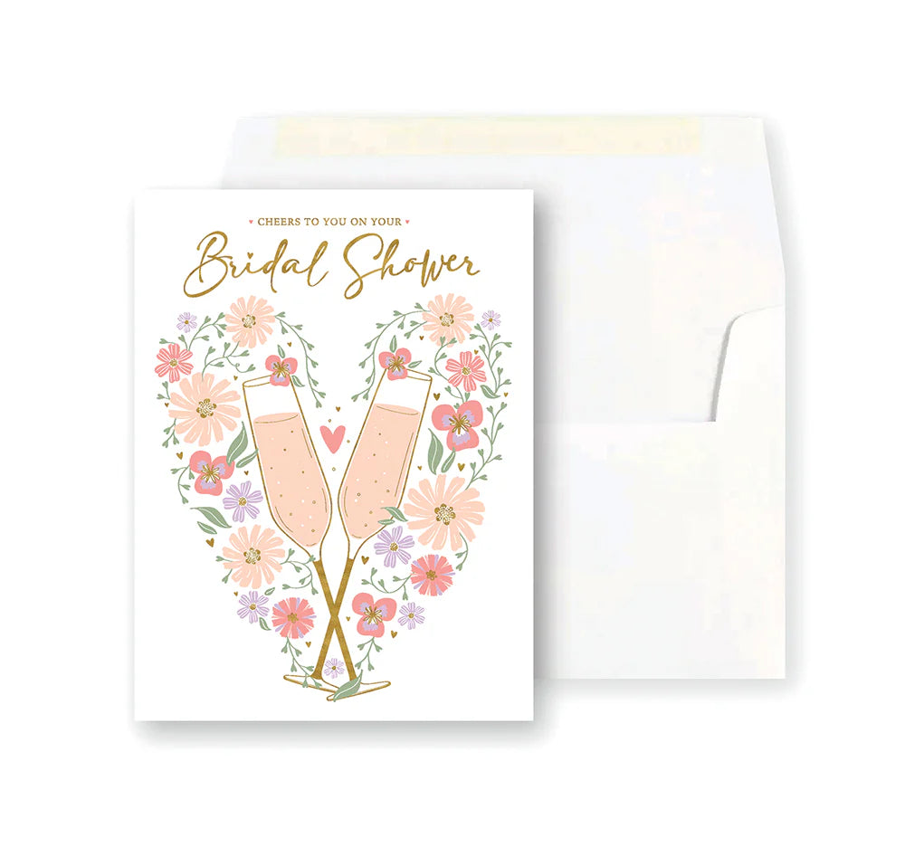 Bridal Shower Card-Cheers with Champagne