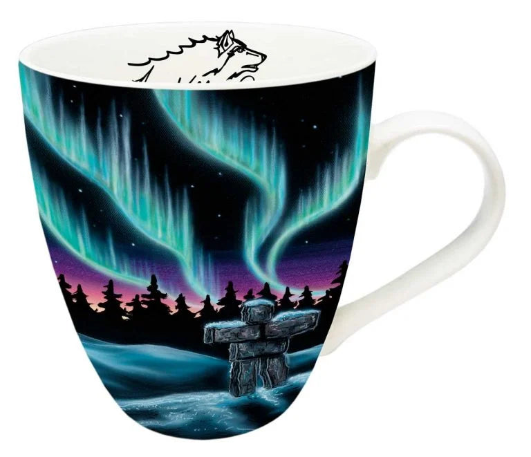 Indigenous Collection Signature Mug-Sky Dance Inukshuk