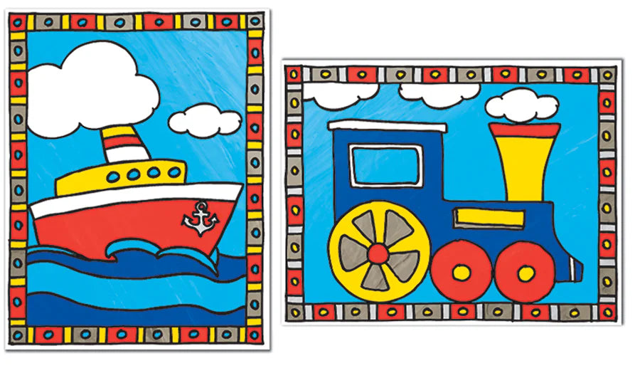Royal & Langnickel My First Paint By Numbers: Train and Boat