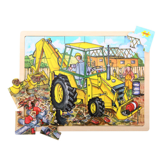 Big Jigs 24 Piece Wooden Construction Puzzle