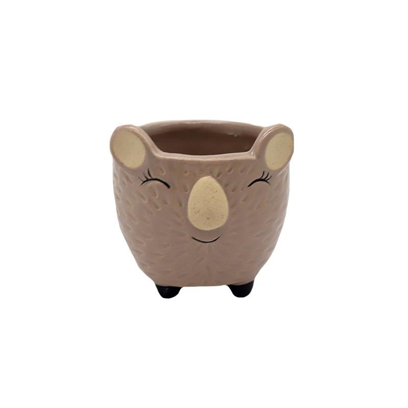 Mini Bear Head Planter