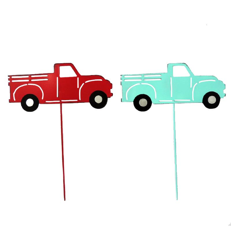 Vintage Truck Plant Stake