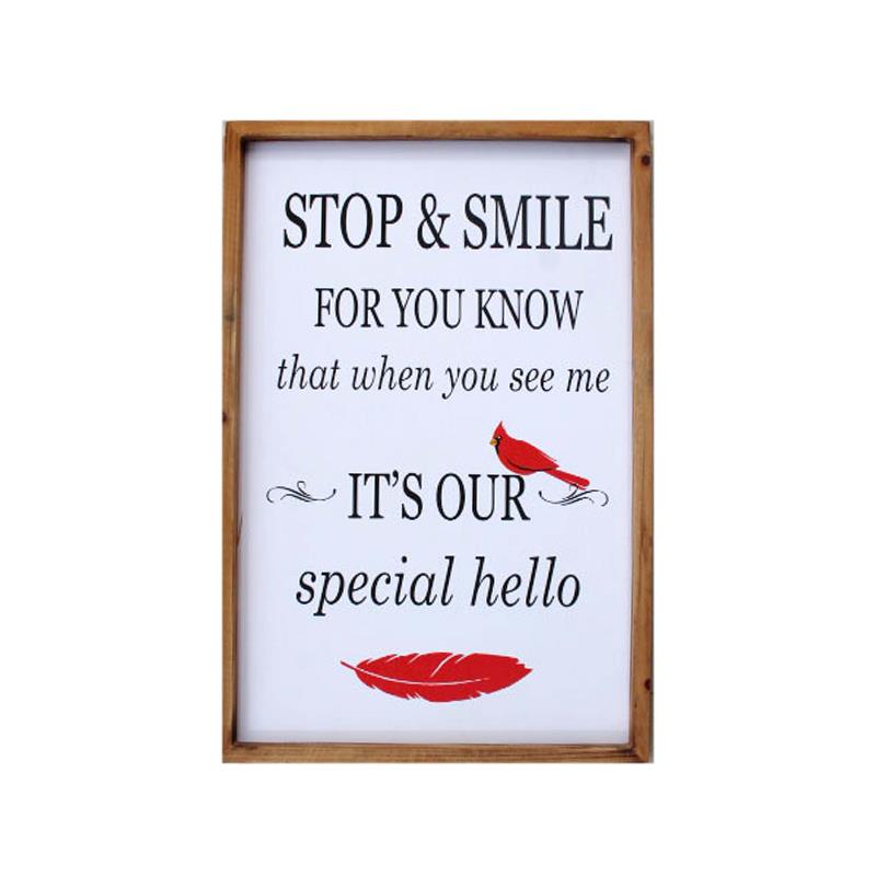 Special Hello Cardinal Decor