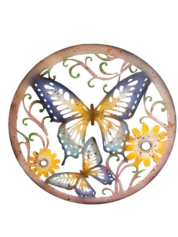 Butterfly Circle Plaque