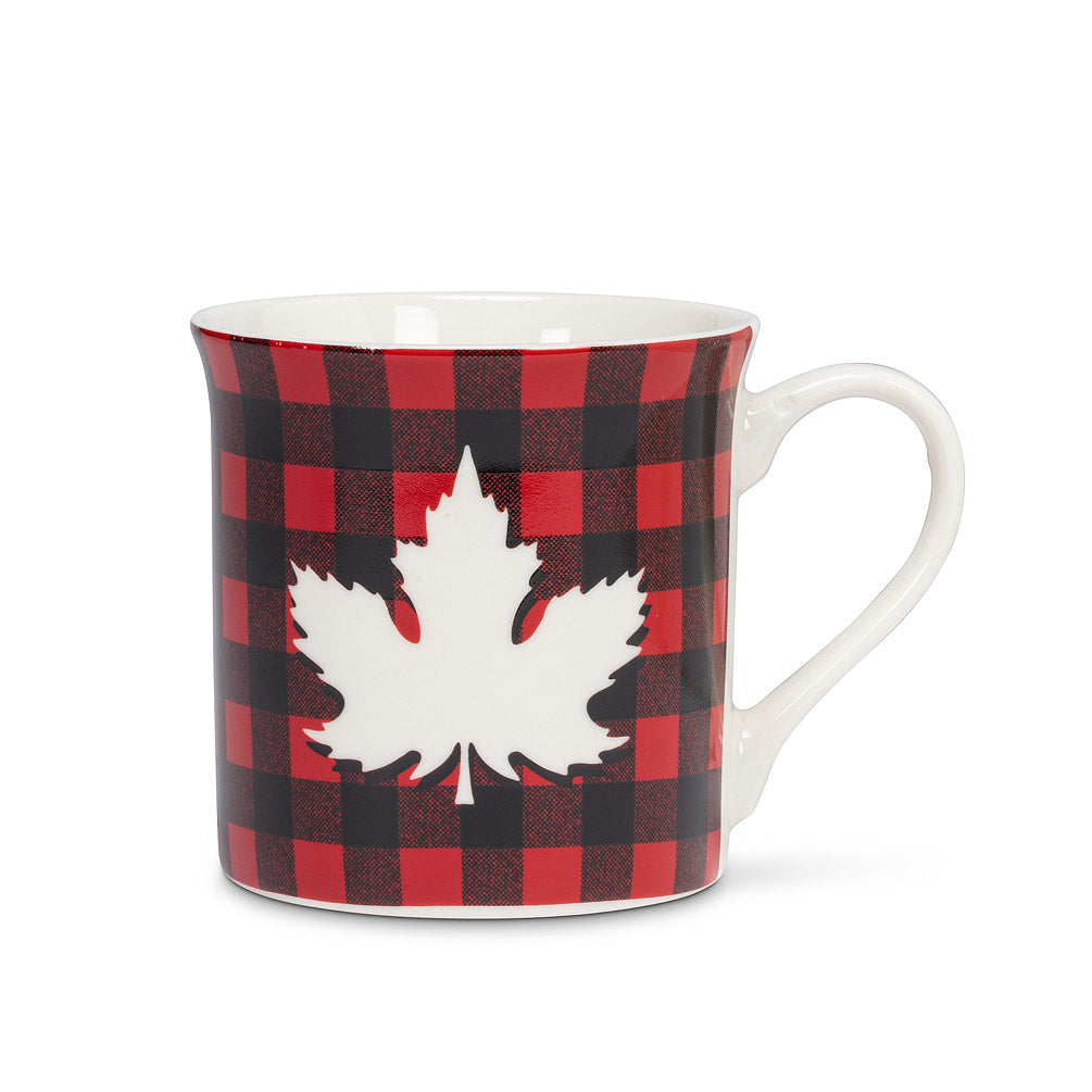 Buffalo Check Leaf Mug