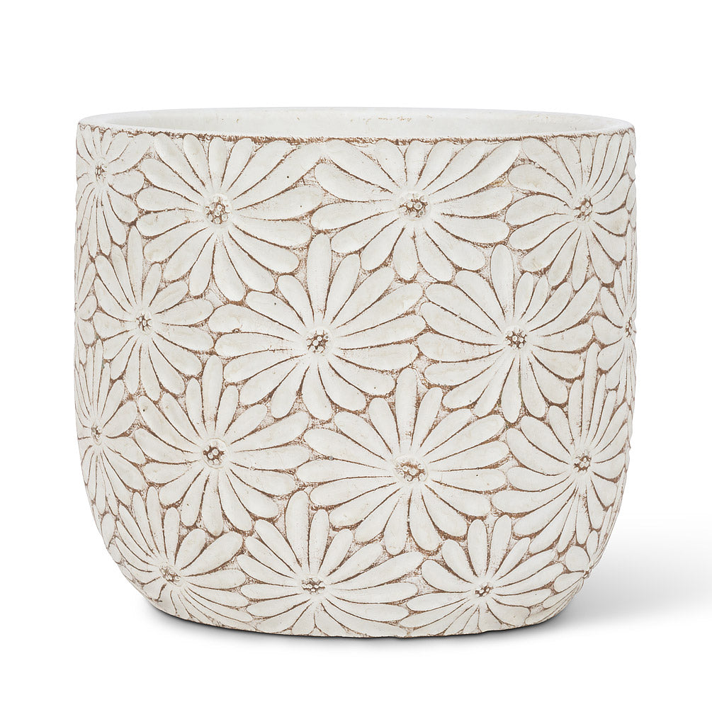 Round Daisy Planter