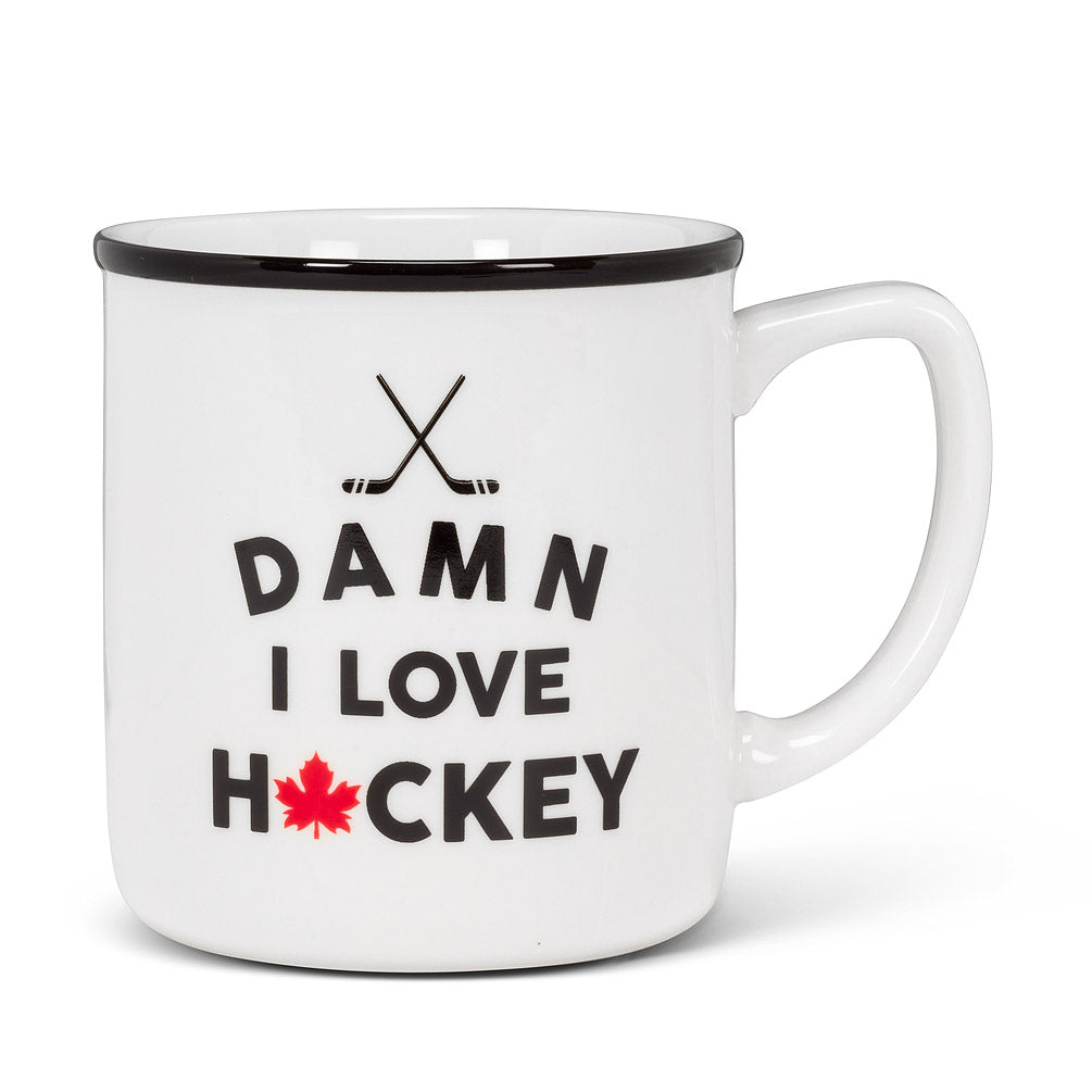 Hockey and Maple Leaf Mug