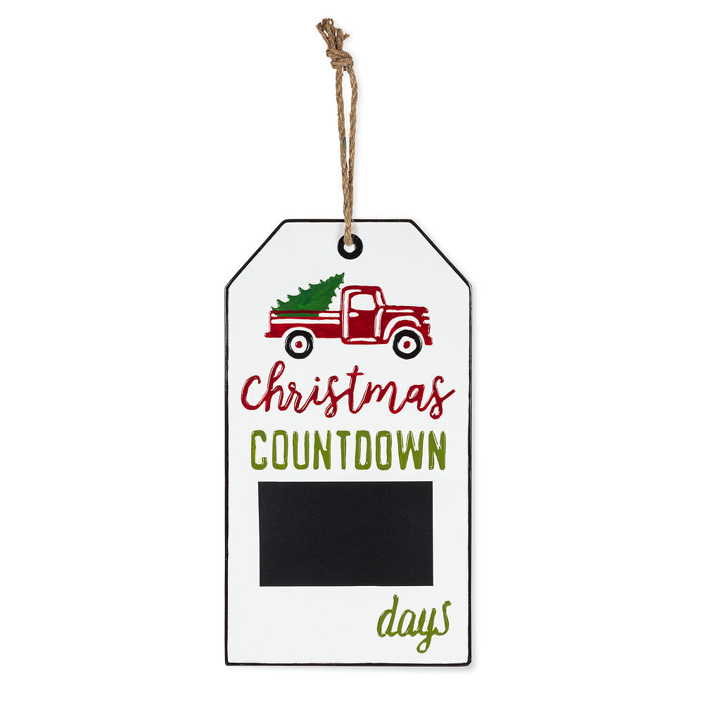 Chalk Board Santa Countdown