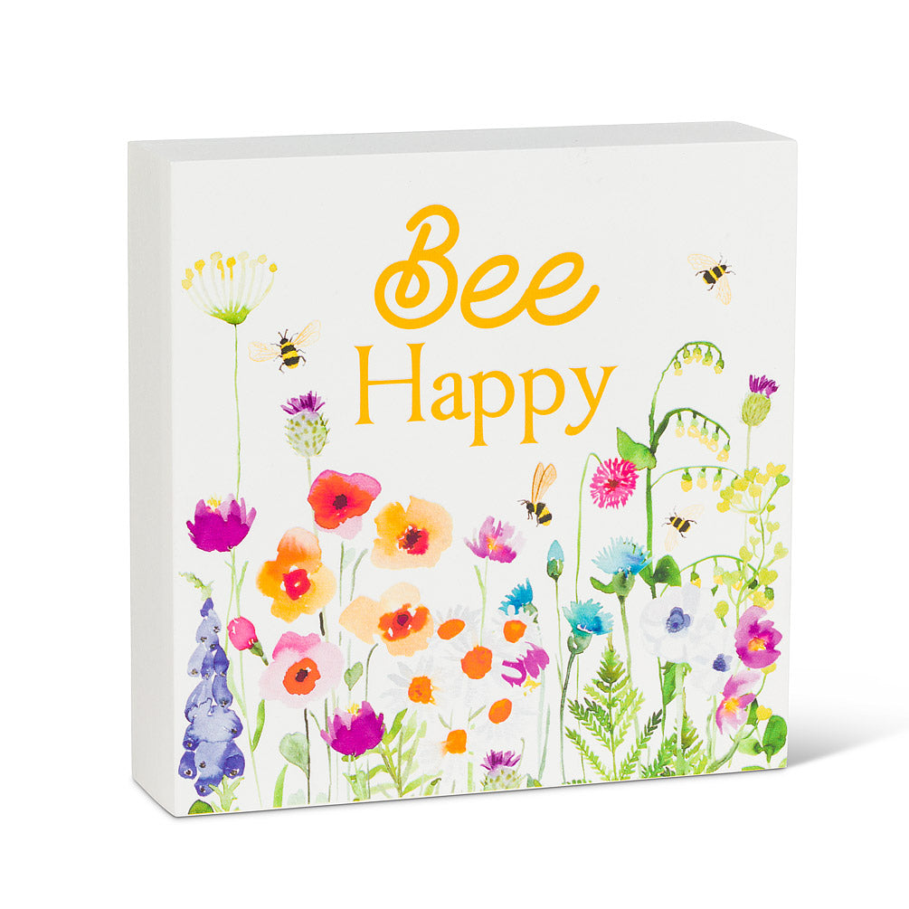 Bee Happy Sign