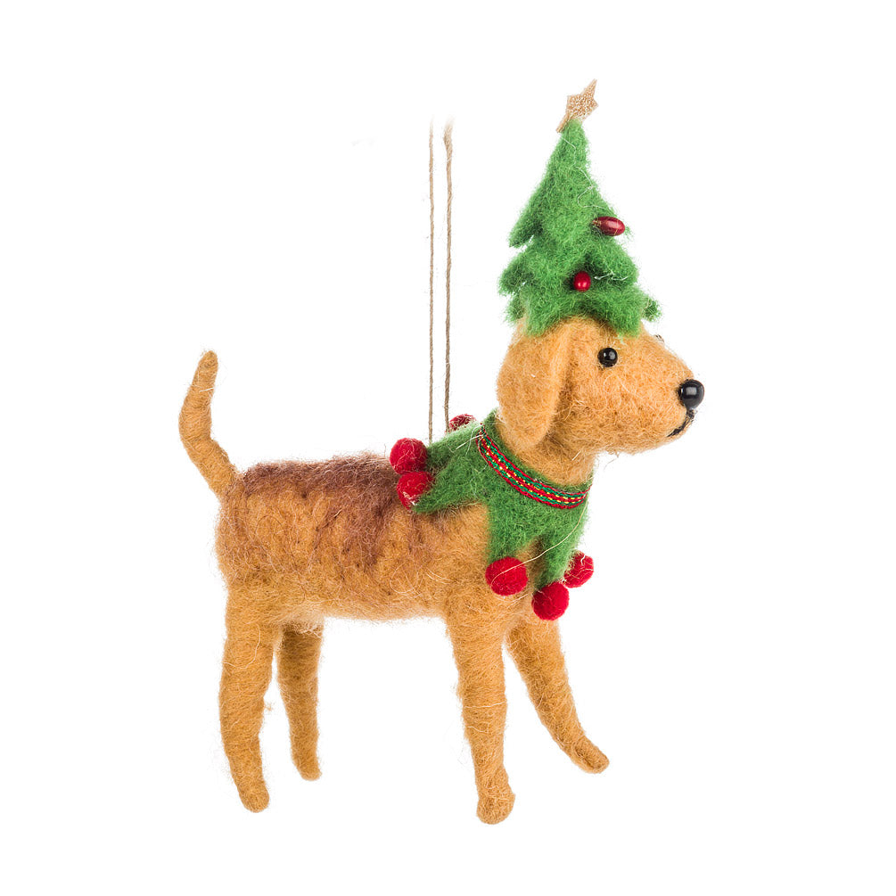 Dog 2024 christmas decoration