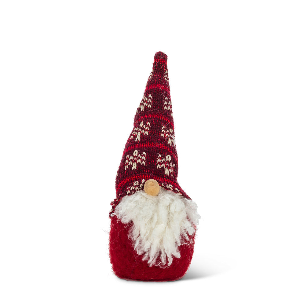 Red Mix Hat Gnome - 7"H