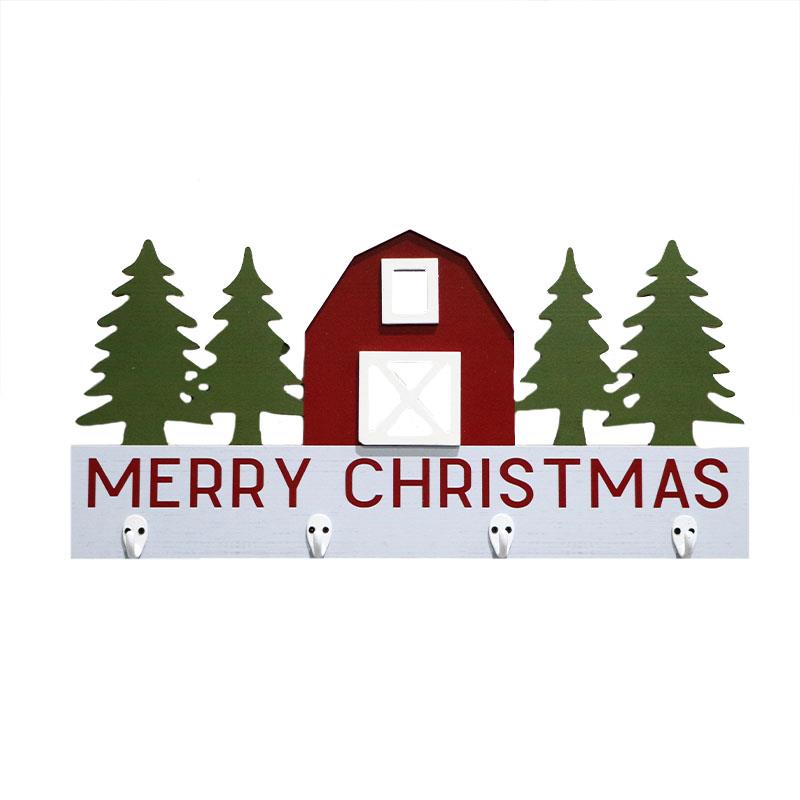 Barn Sign With Hooks