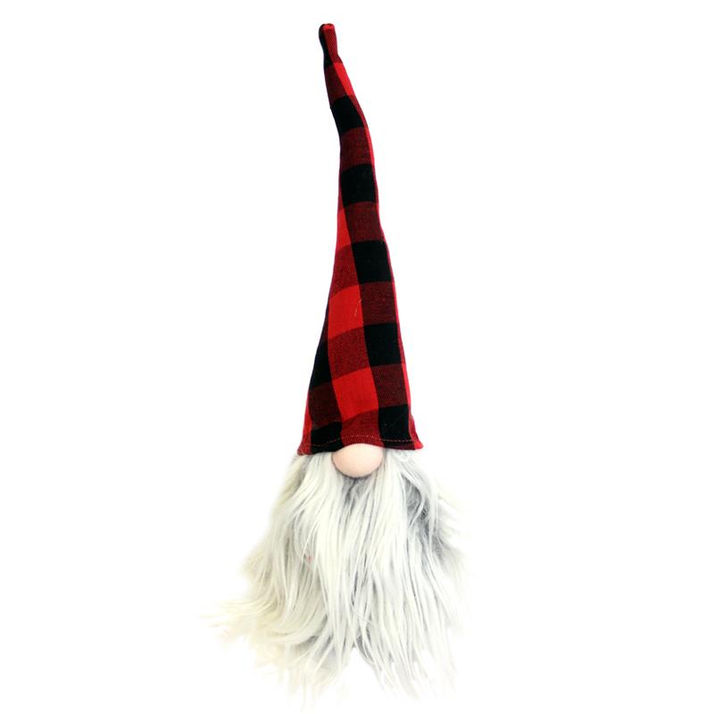 Buffalo Plaid Gnome