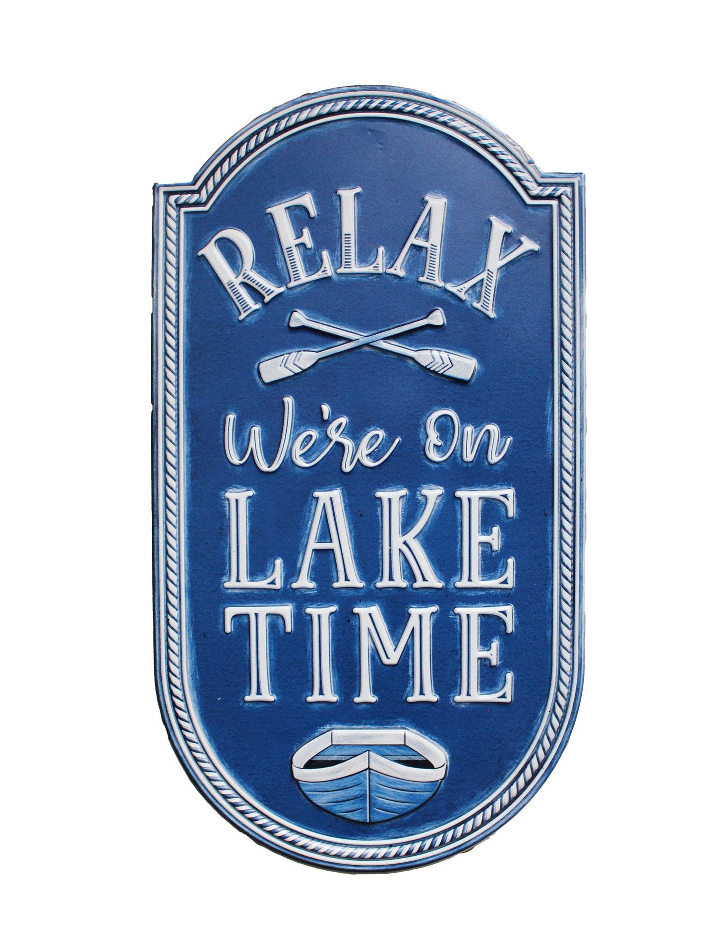 On Lake Time Sign