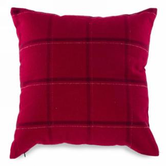 Red Plaid Cushion