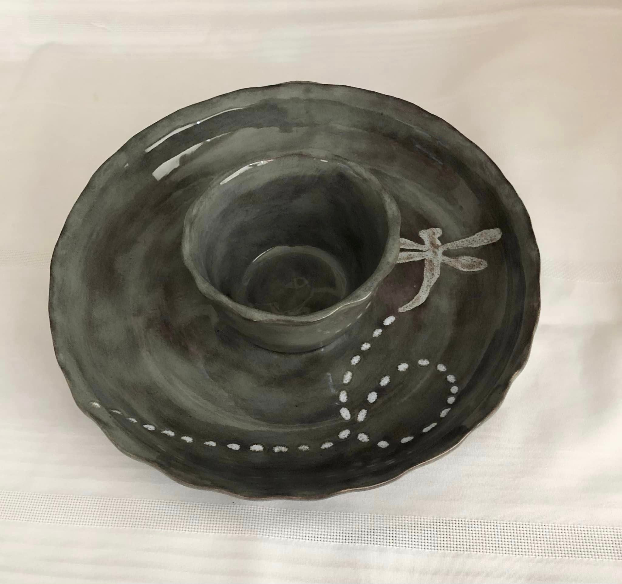 Dip Platter By Clayworks & Candles