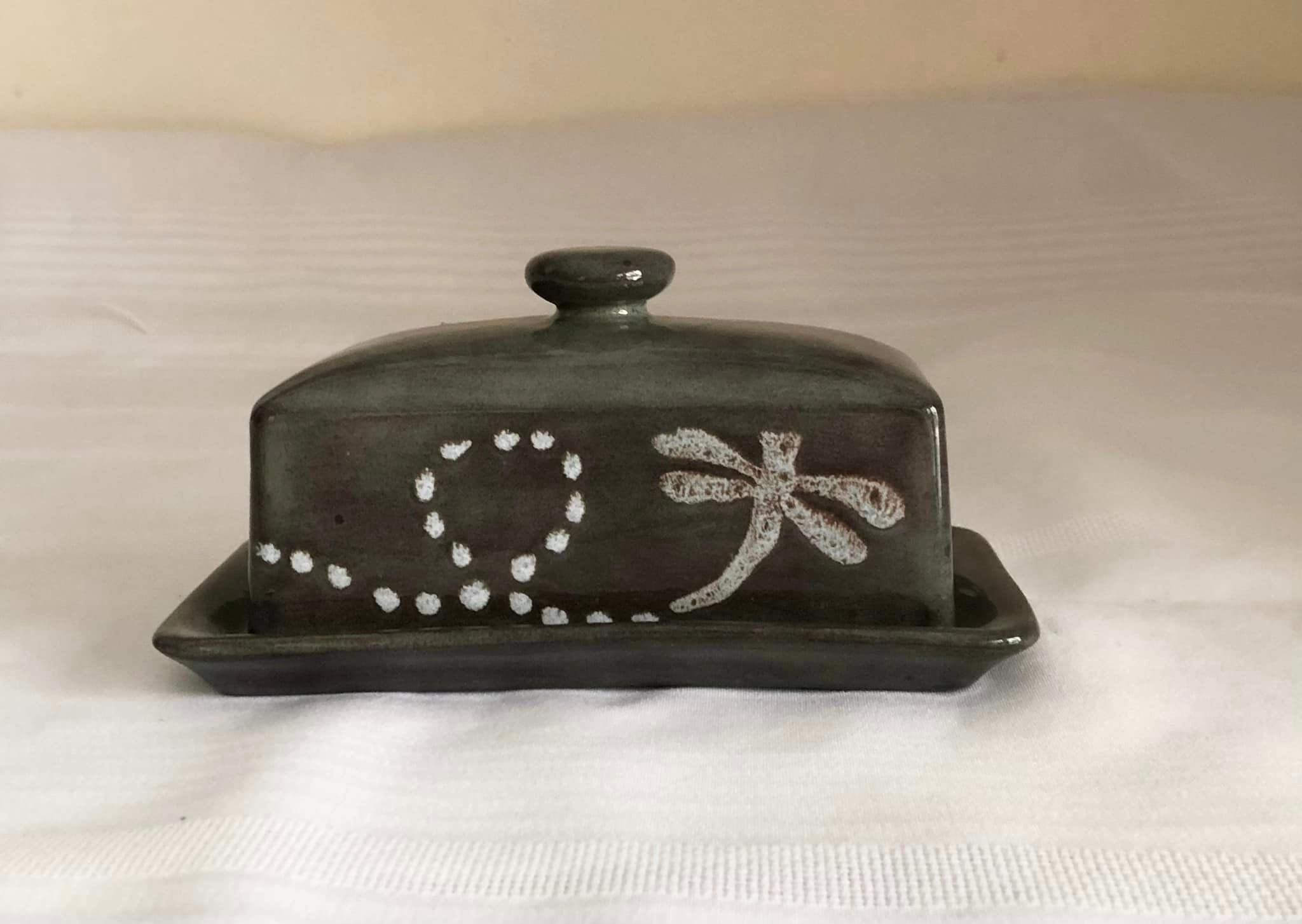 Butter Dish By Clayworks & Candles