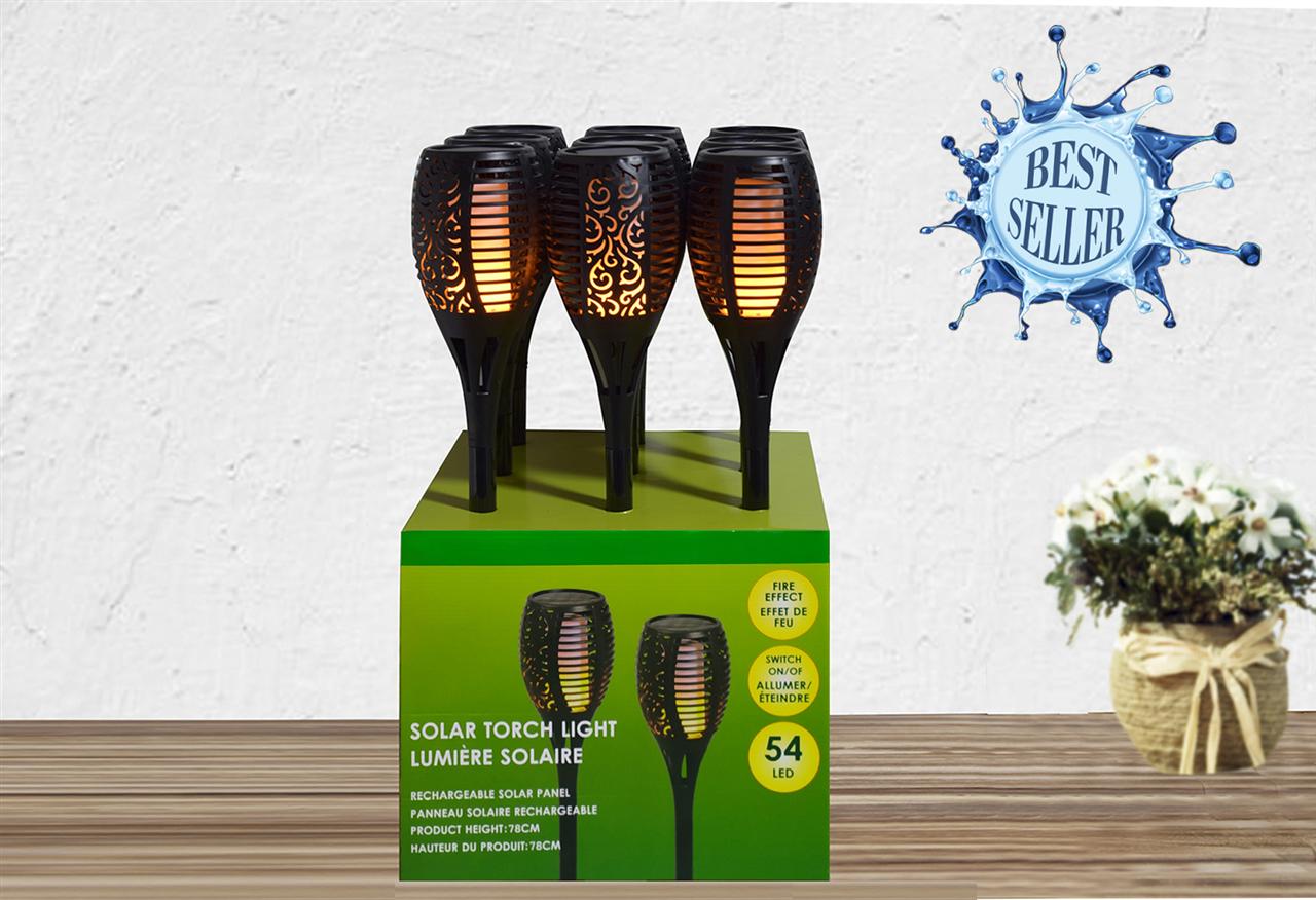 Small Solar Torch Garden Stake