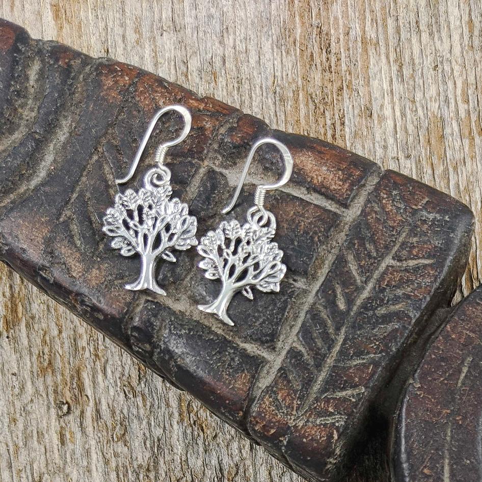 Summer Bloom Tree of Life Earring