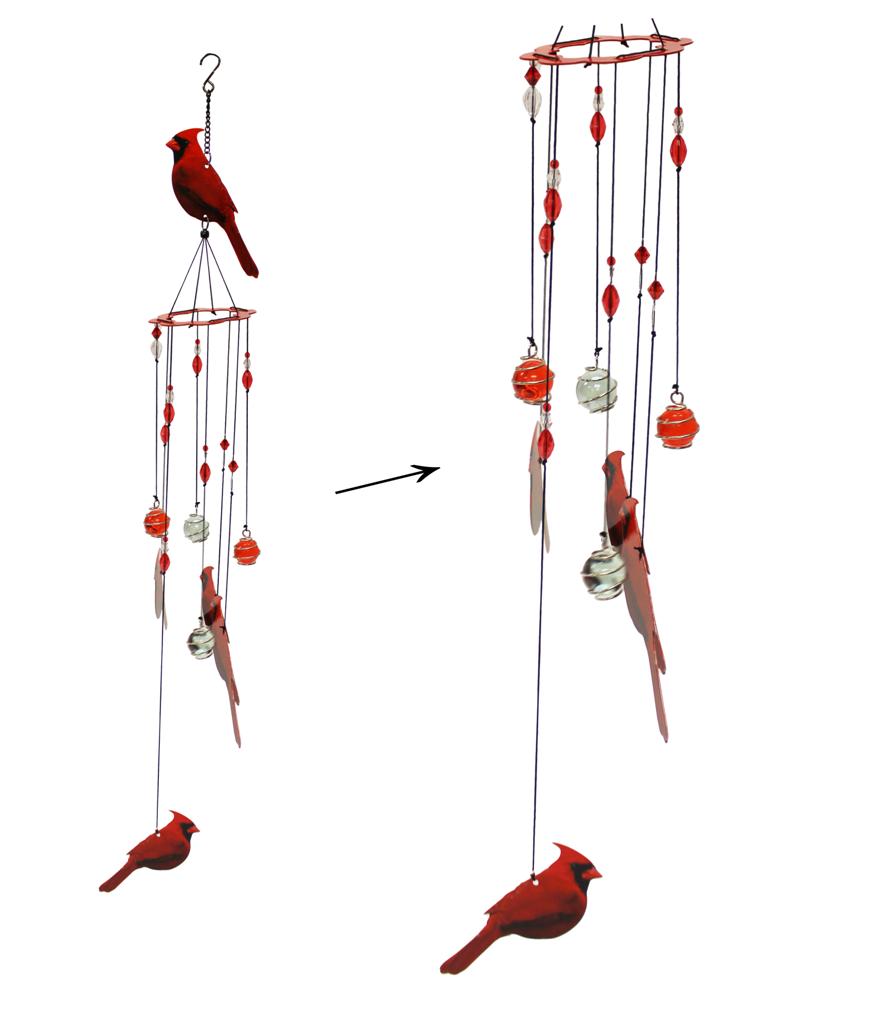 Cardinal Wind Chime