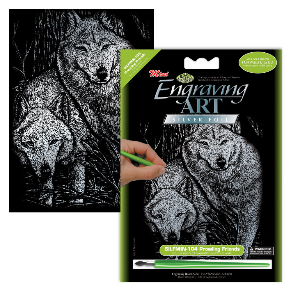 Royal & Langnickel Engraving Art: Prowling Friends
