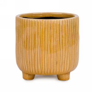 Footed Ceramic Pot