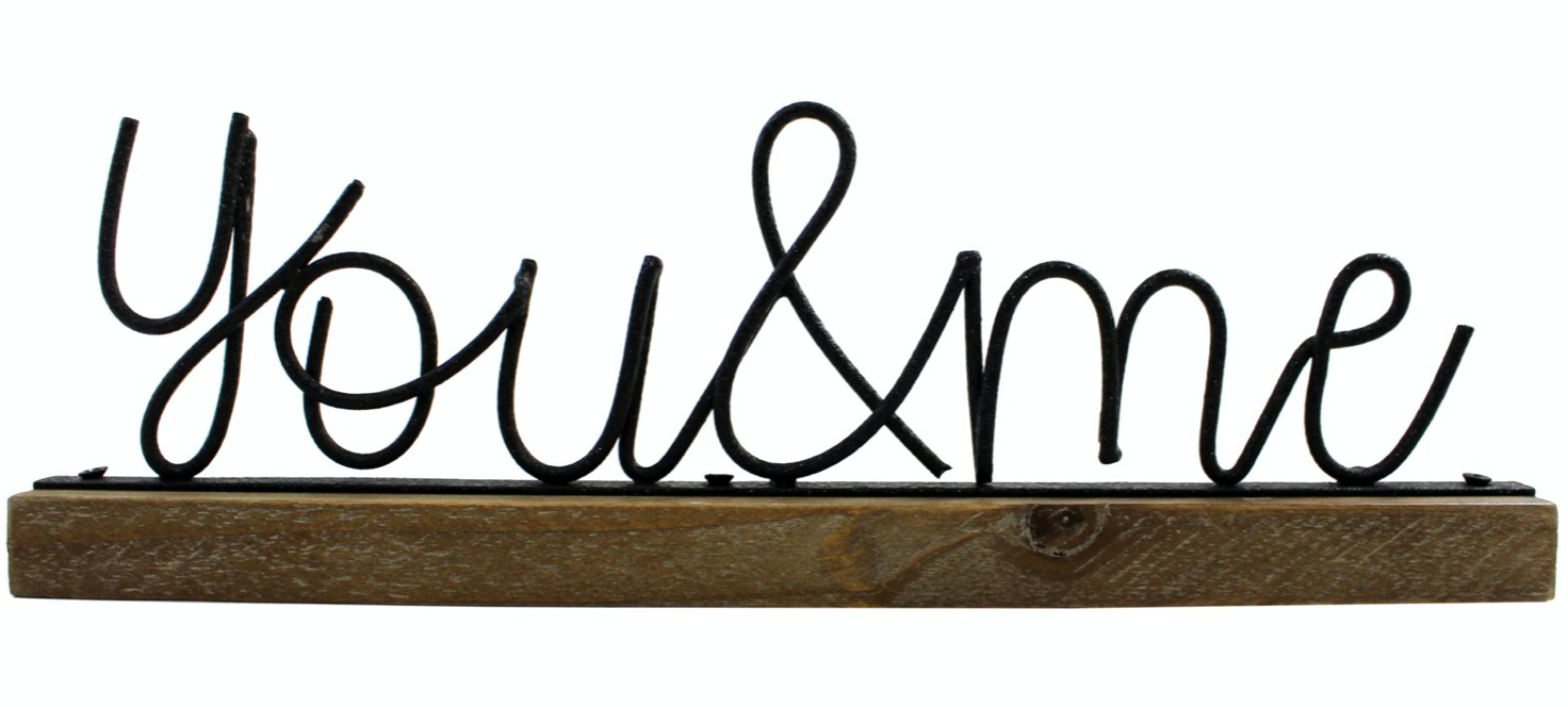 You and Me Shelf Sitter