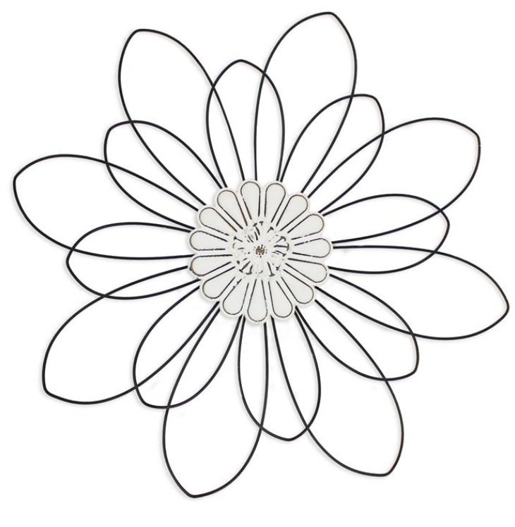 Wire Flower Wall Art