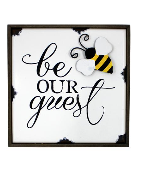 Be Our Guest Sign