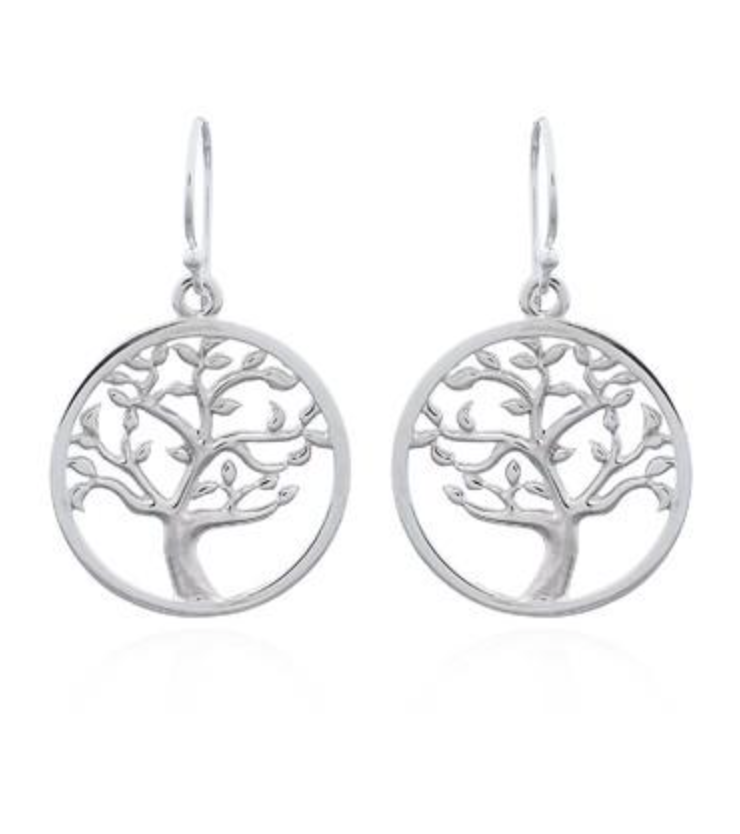 Full Bloom Tree of Life Earrings