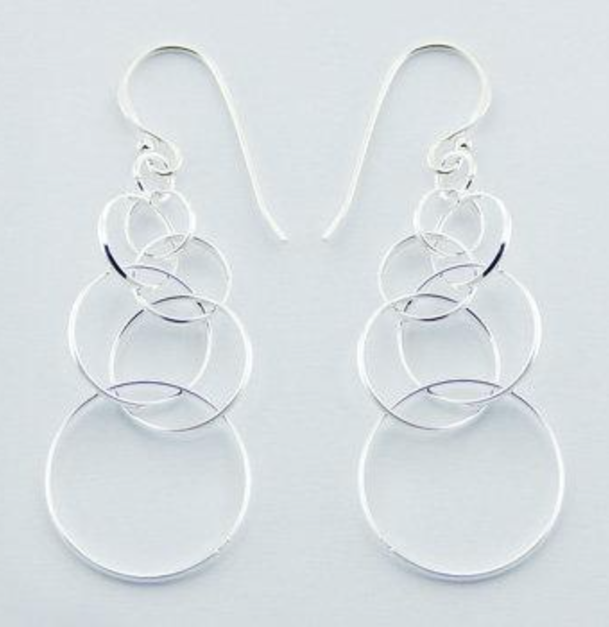 Interlocked Hoops Earrings