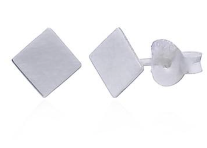 Small Square Stud Earrings