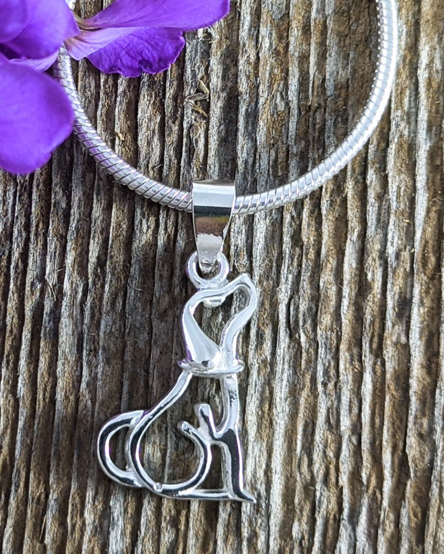 Dog Silhouette Pendant