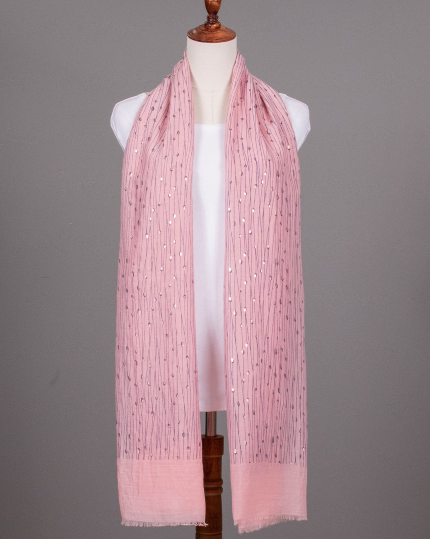 Silver Waterfall Fashion Scarf