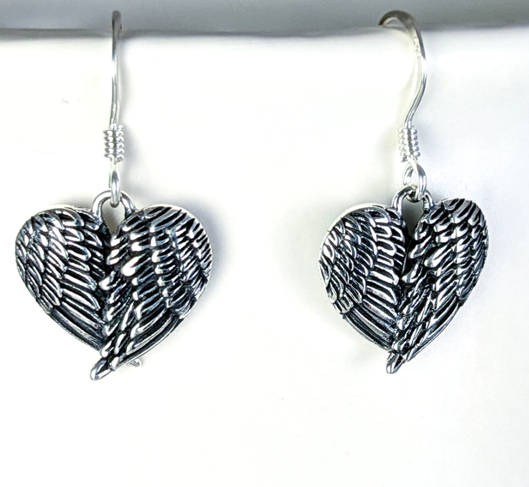 Double Angel Wings-Sterling Silver