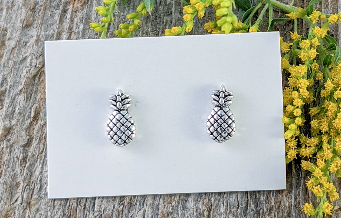 Pineapple Stud Earrings