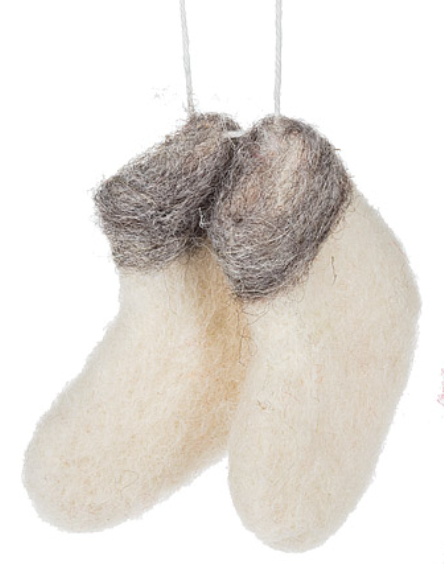 Mini Sock Pair Ornament