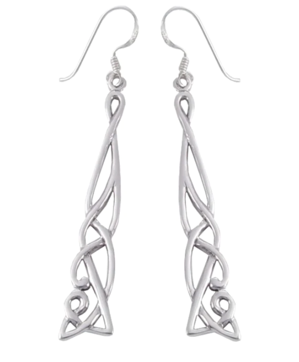Long Celtic Earring