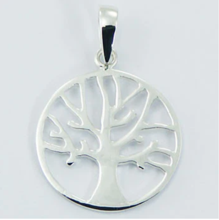 Autumn Tree Pendant in Sterling Silver
