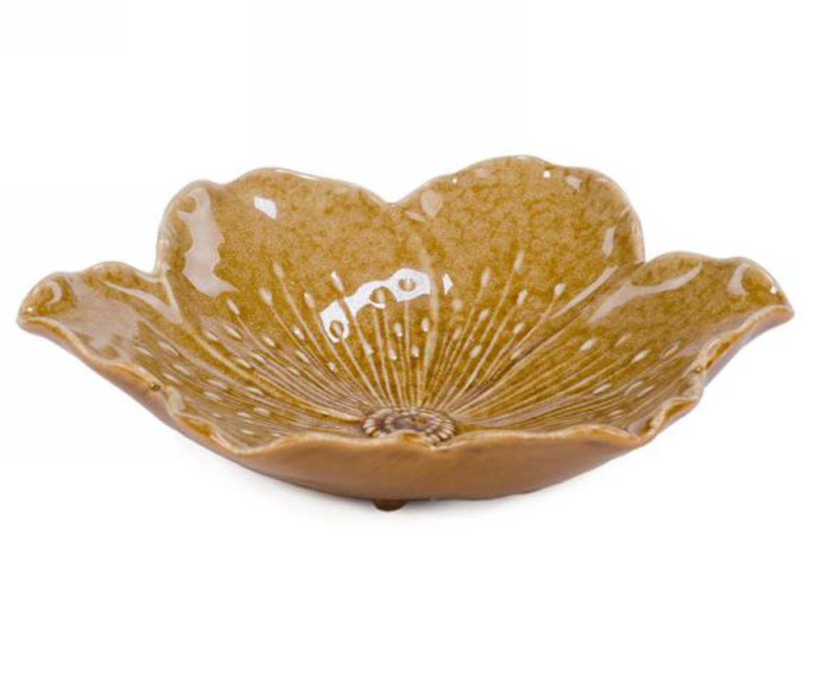 Ceramic Floral Plate