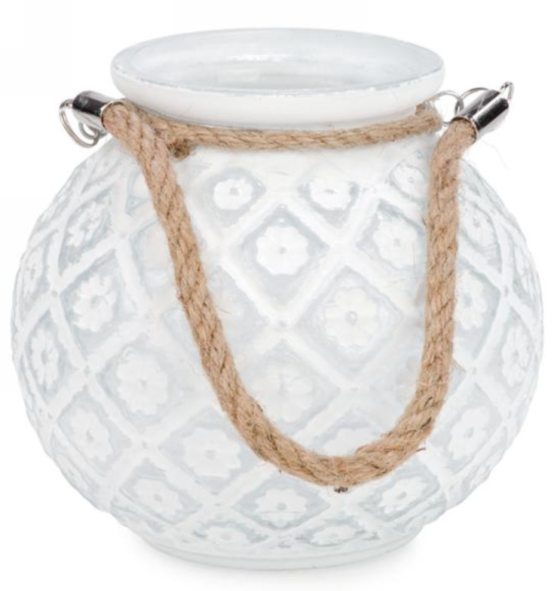 Floral Textured Lantern