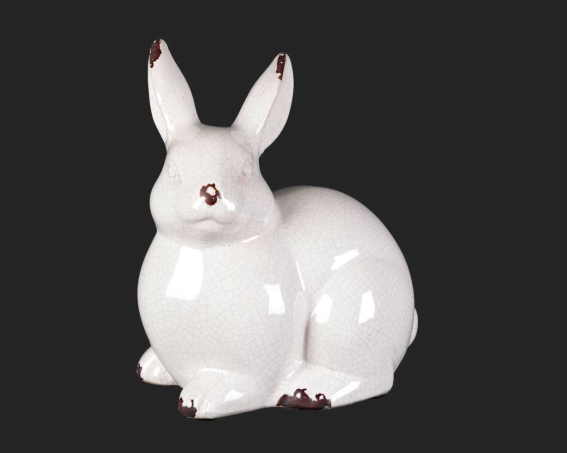 Small Crackle Finish Bunny