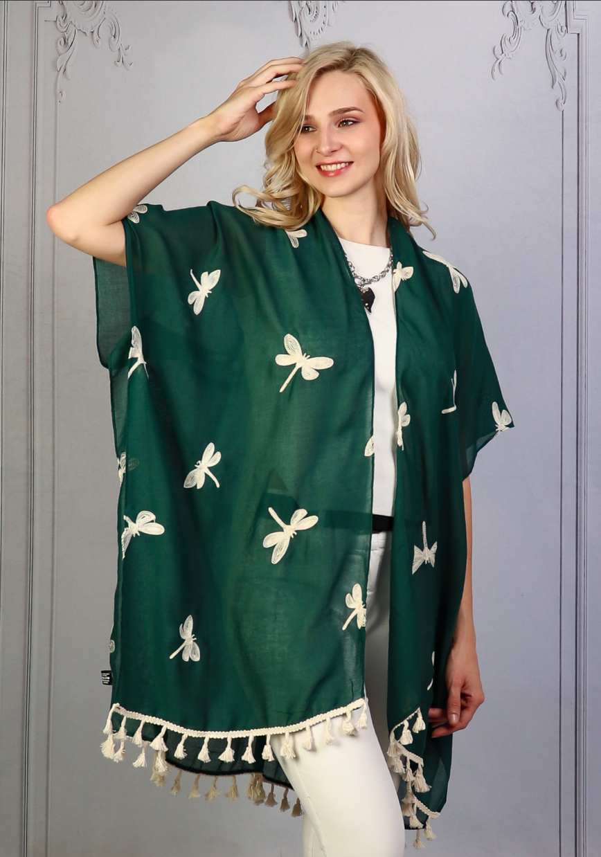 Oversized Dragonfly Kimono