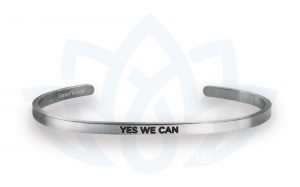 Inner Voice Cuff Bracelet: Yes We Can